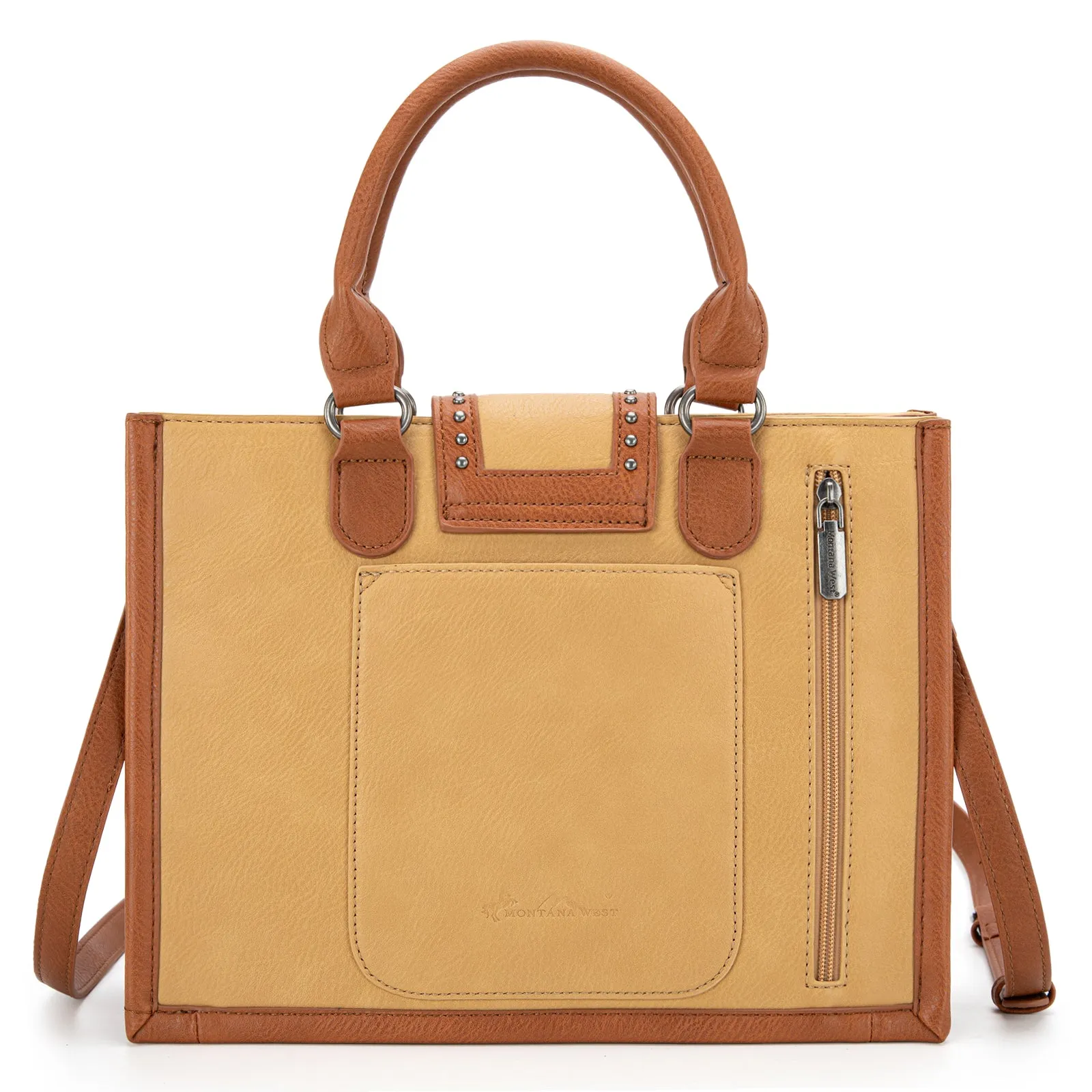 MW1294G-8110  Montana West Buckle Collection Concealed Carry Tote