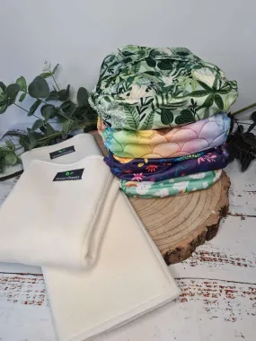 Night Time Nappy Kit - Two Part Cloth Nappy System - For A Dry Night, Every Night