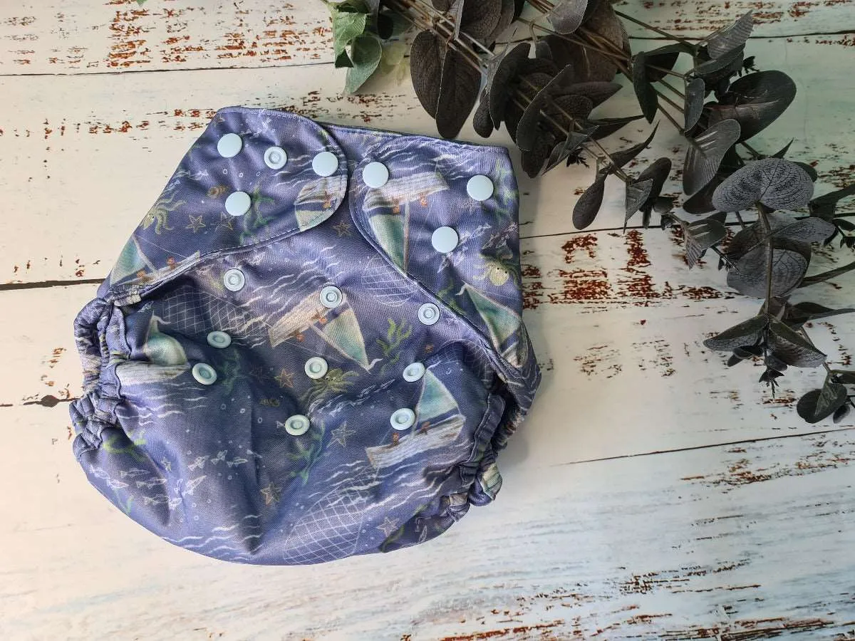 Night Time Nappy Kit - Two Part Cloth Nappy System - For A Dry Night, Every Night