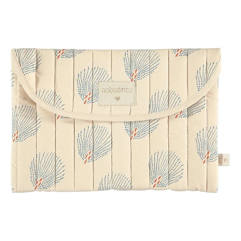 Nobodinoz Bagatelle Pouch in Gatsby Blue / Cream