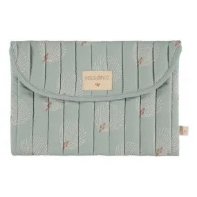 Nobodinoz Bagatelle Pouch in Gatsby White / Green