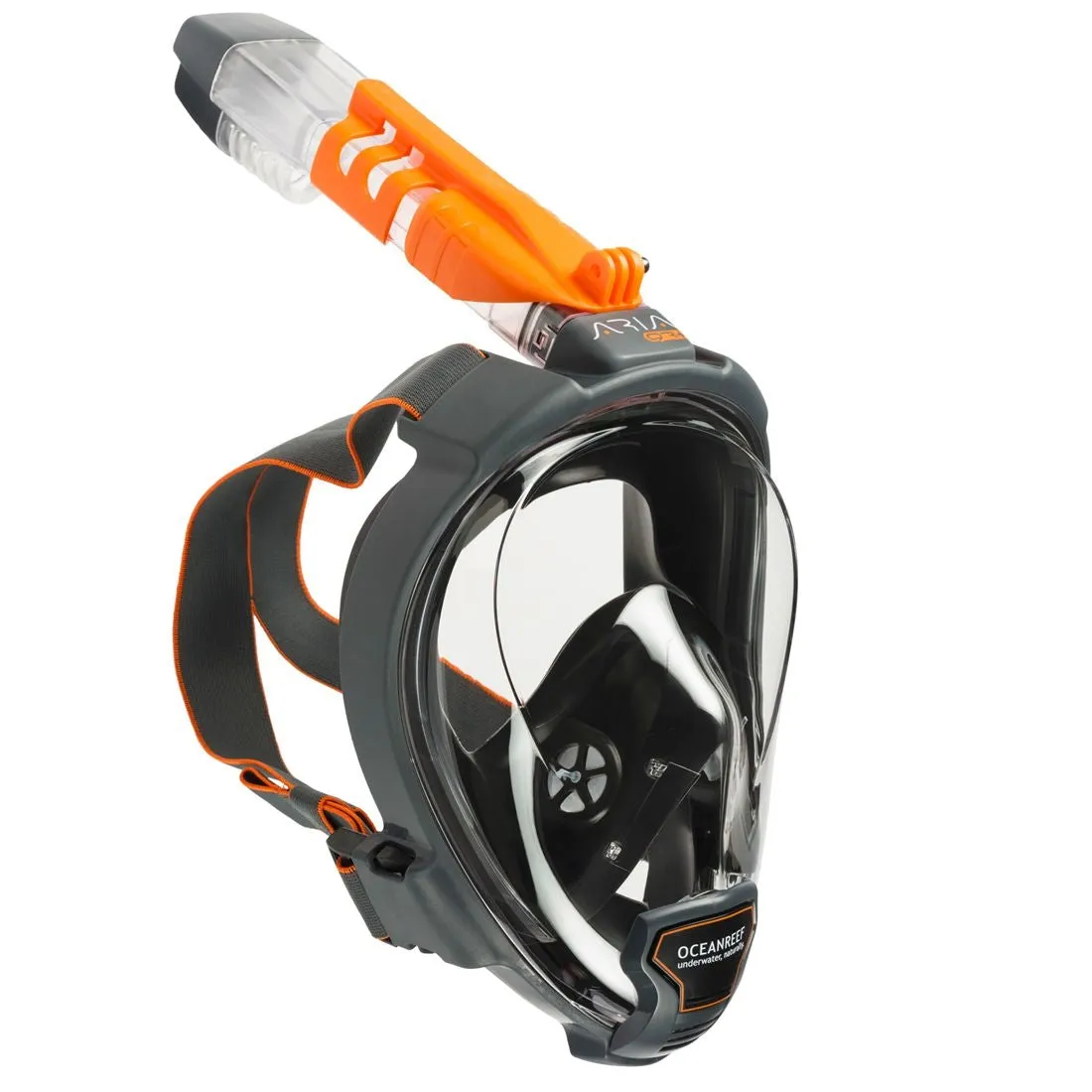 Ocean Reef ARIA QR  w/ Camera Holder - Full Face Snorkeling Mask Easy Breath Mask