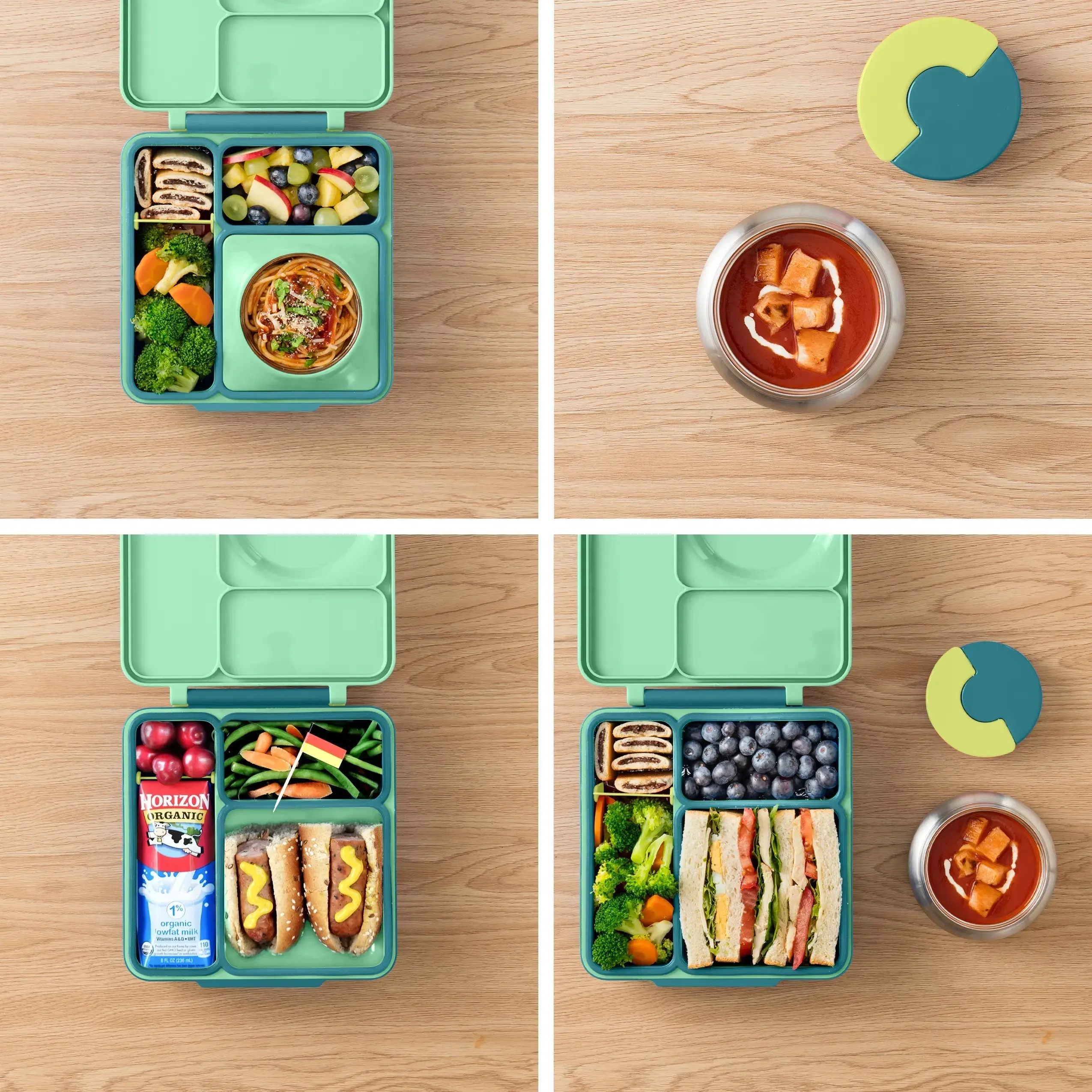 OmieBox Lunch Box (Green Meadow)