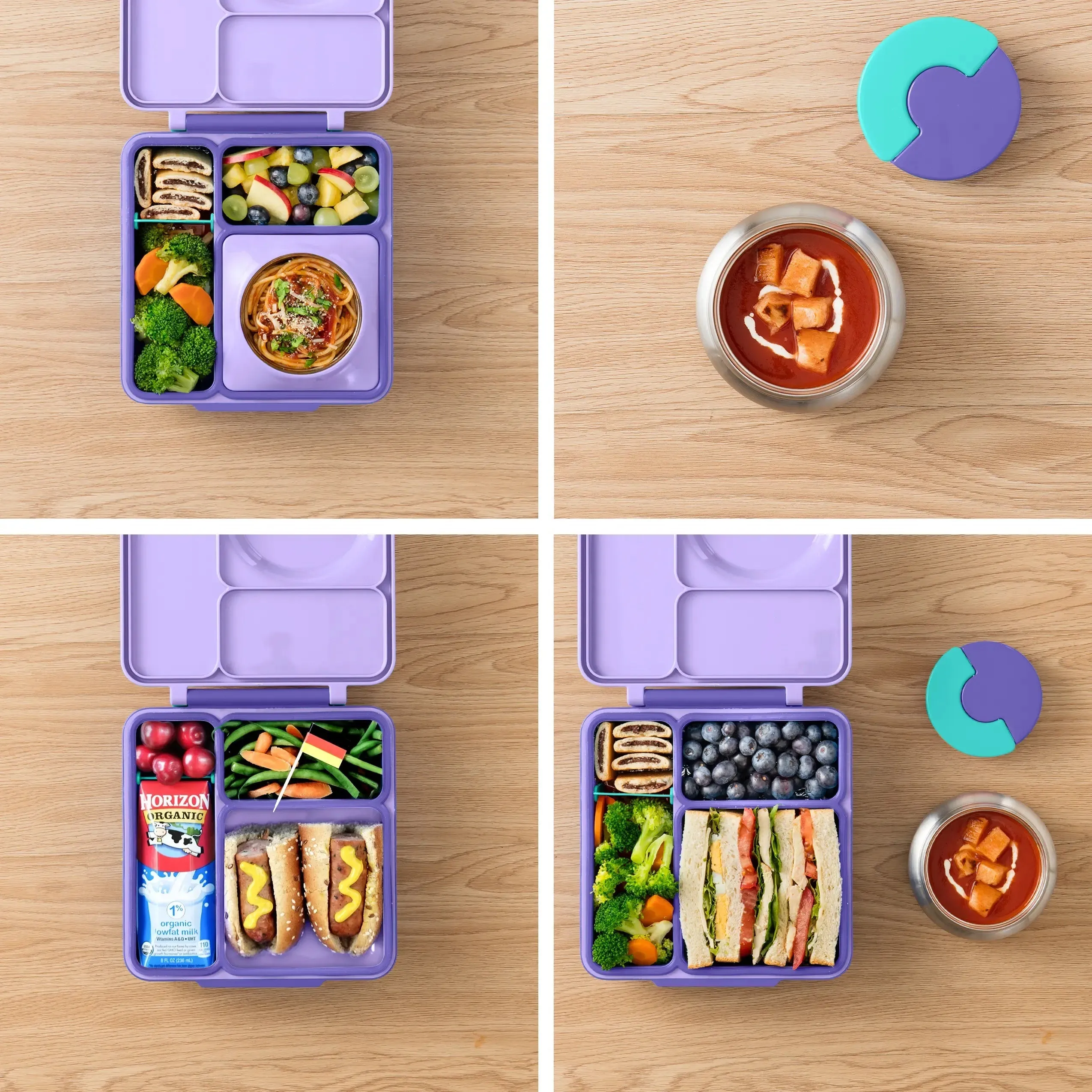 OmieBox Lunch Box (Purple Plum)