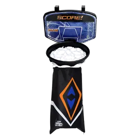 Over-Door Basketball Laundry Hamper w/ Removable Bag
