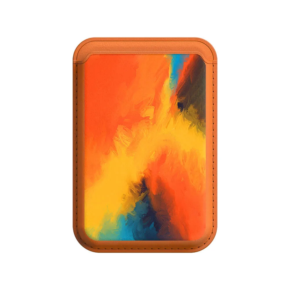 Phoenix Feather | Leather Wallet with MagSafe