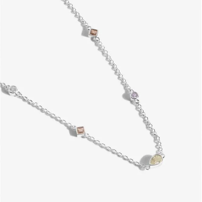 Radiant Treasures Gems Silver 46cm   5cm Necklace 5836
