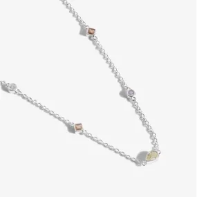 Radiant Treasures Gems Silver 46cm   5cm Necklace 5836