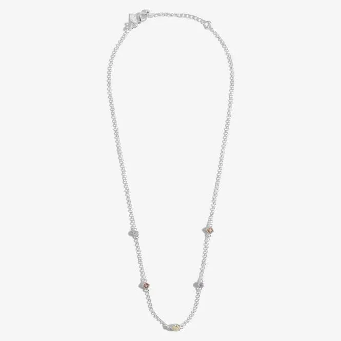 Radiant Treasures Gems Silver 46cm   5cm Necklace 5836