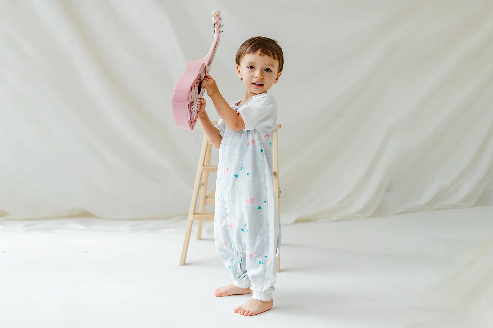 Raglan Bamboo Pima Short Sleeve Sleep Suit 0.6 TOG