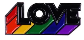 Rainbow Love Enamel Pin