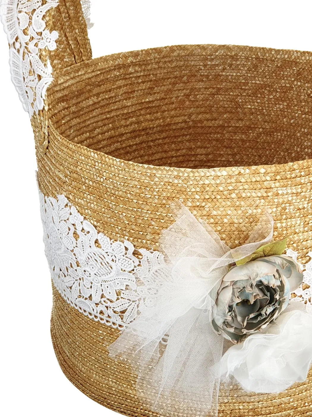 RAISA Handmade baptism basket