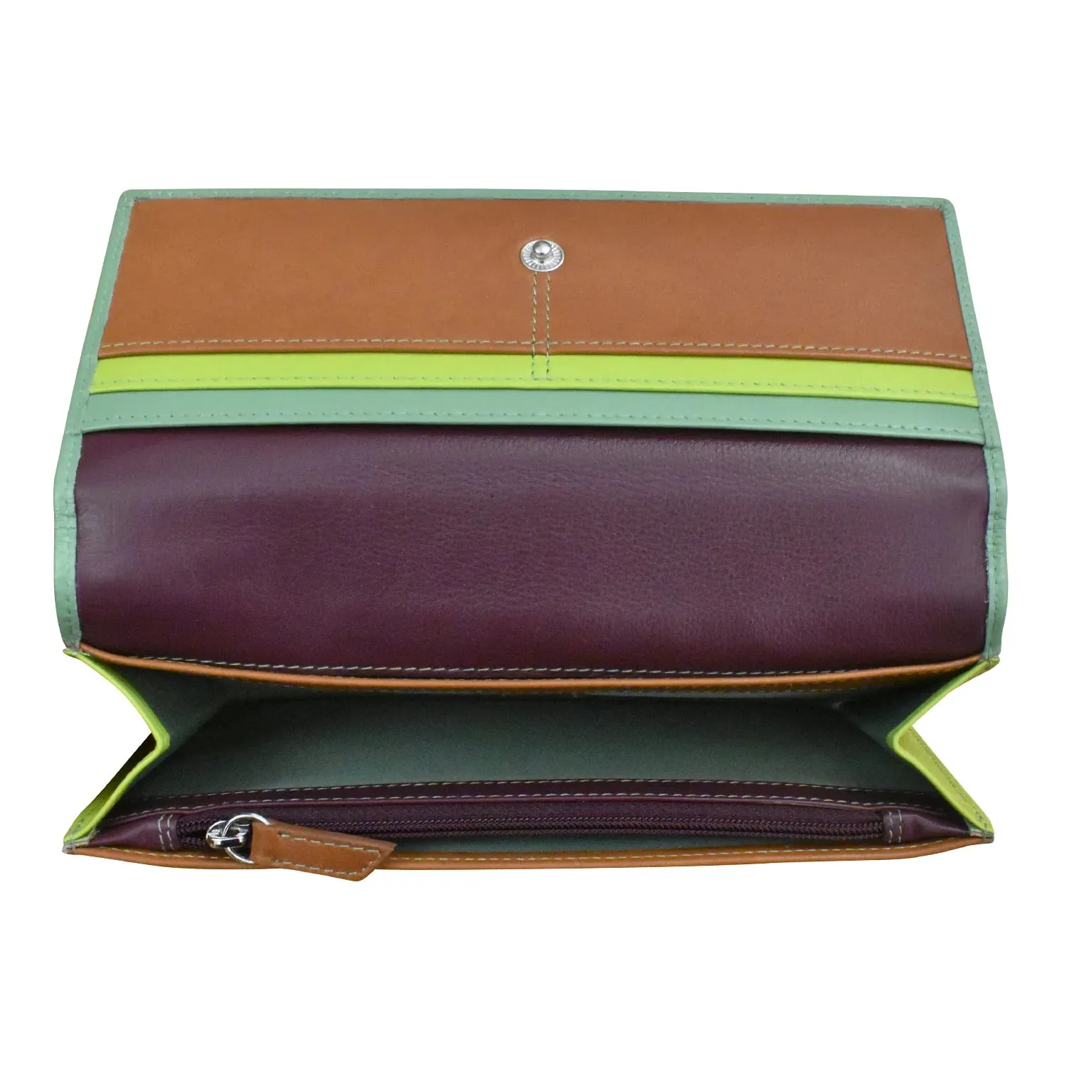 Sage Multi-Rosemary-Rfid Leather Wallet