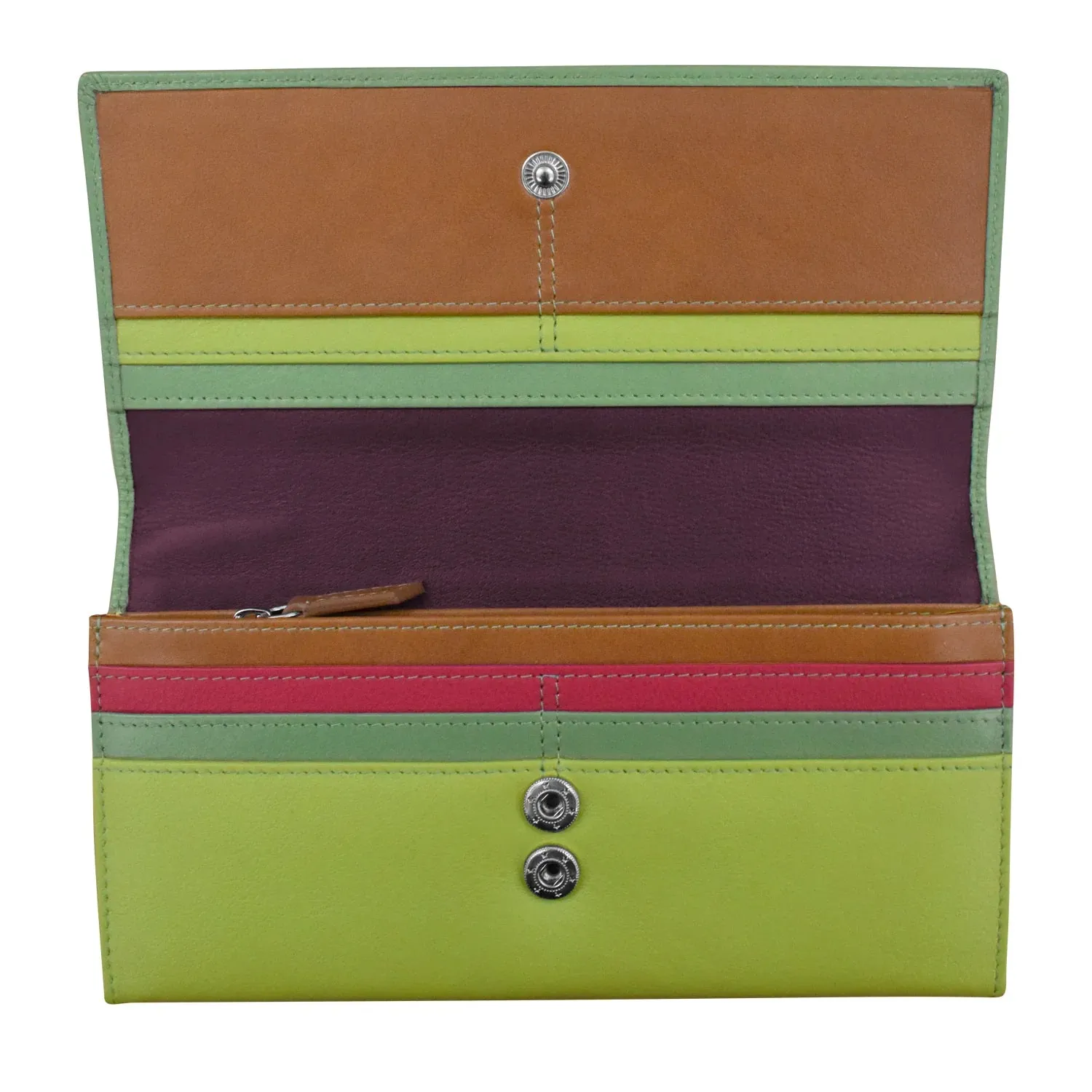 Sage Multi-Rosemary-Rfid Leather Wallet