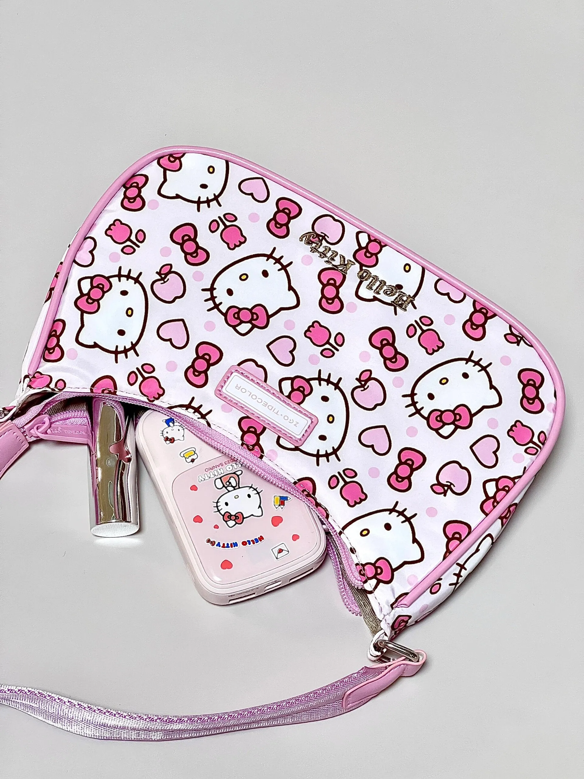 Sanrio Nylon Hobo Bag for Women Shoulder Crossbody Small