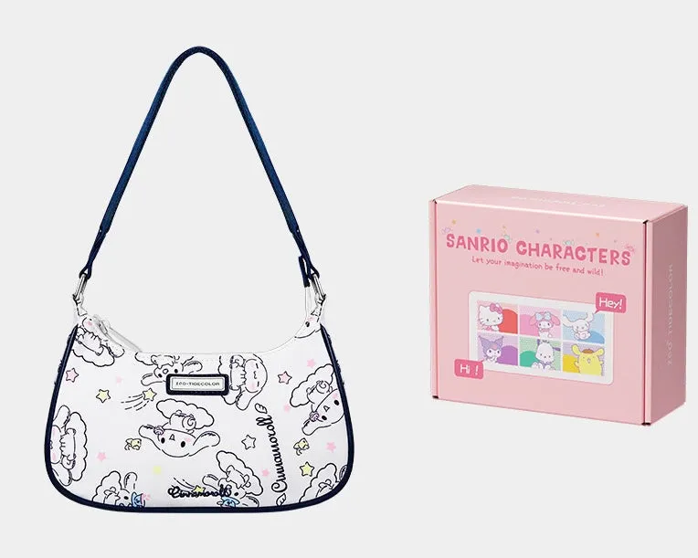 Sanrio Nylon Hobo Bag for Women Shoulder Crossbody Small