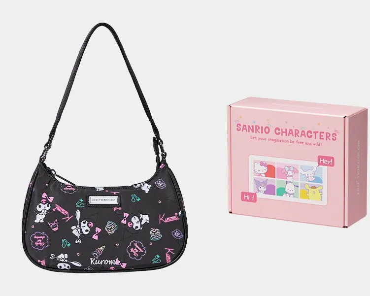 Sanrio Nylon Hobo Bag for Women Shoulder Crossbody Small