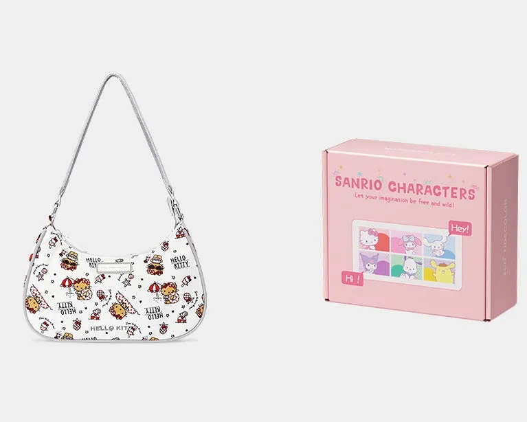 Sanrio Nylon Hobo Bag for Women Shoulder Crossbody Small