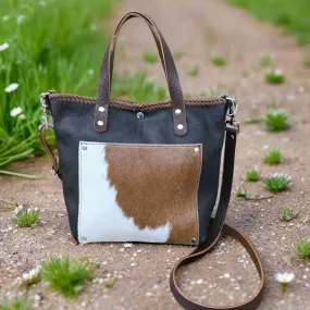 Shorty Tote (Black/Chestnut) JH06967