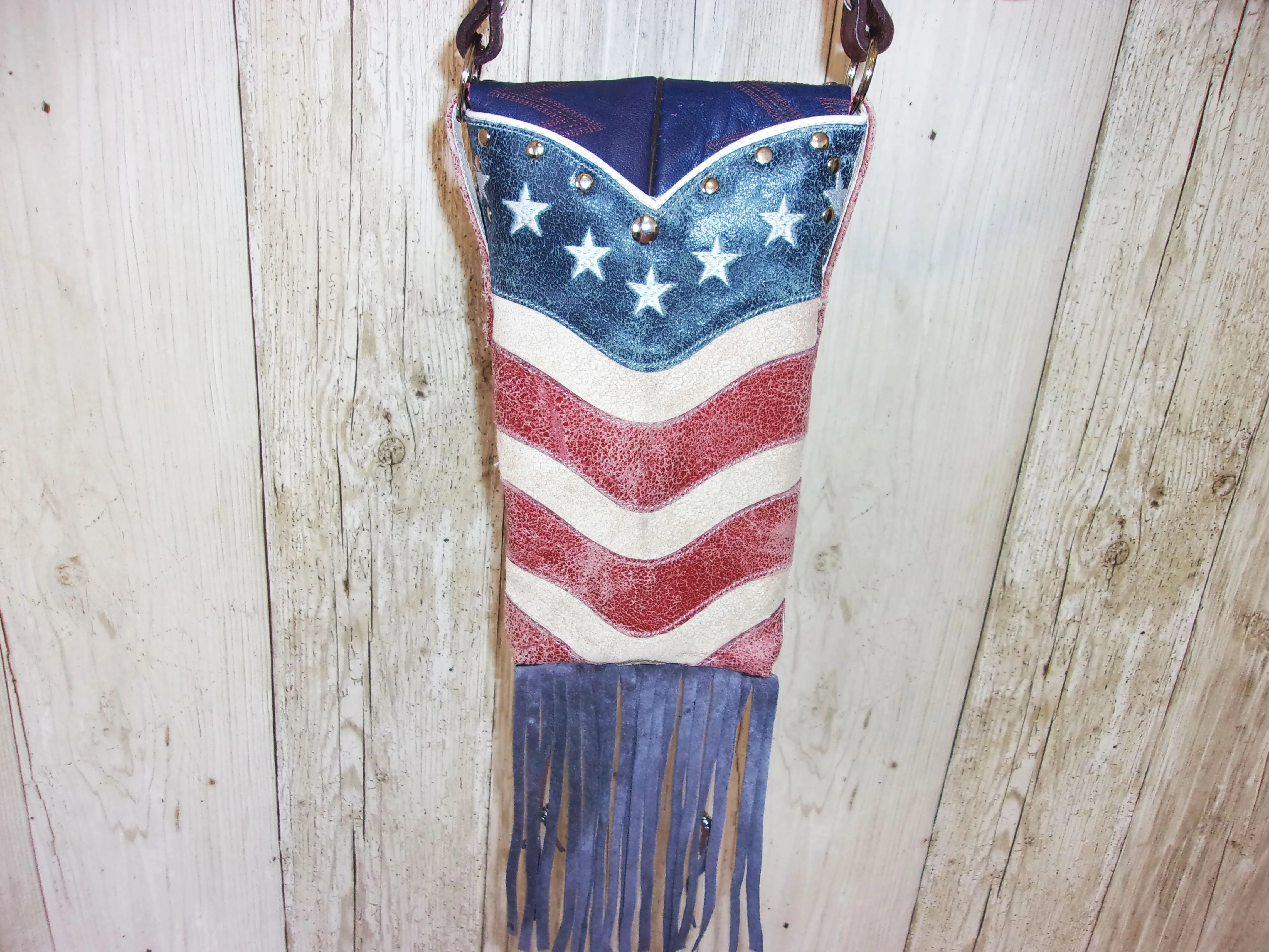 Small Concealed Carry Purse with Fringe CB93