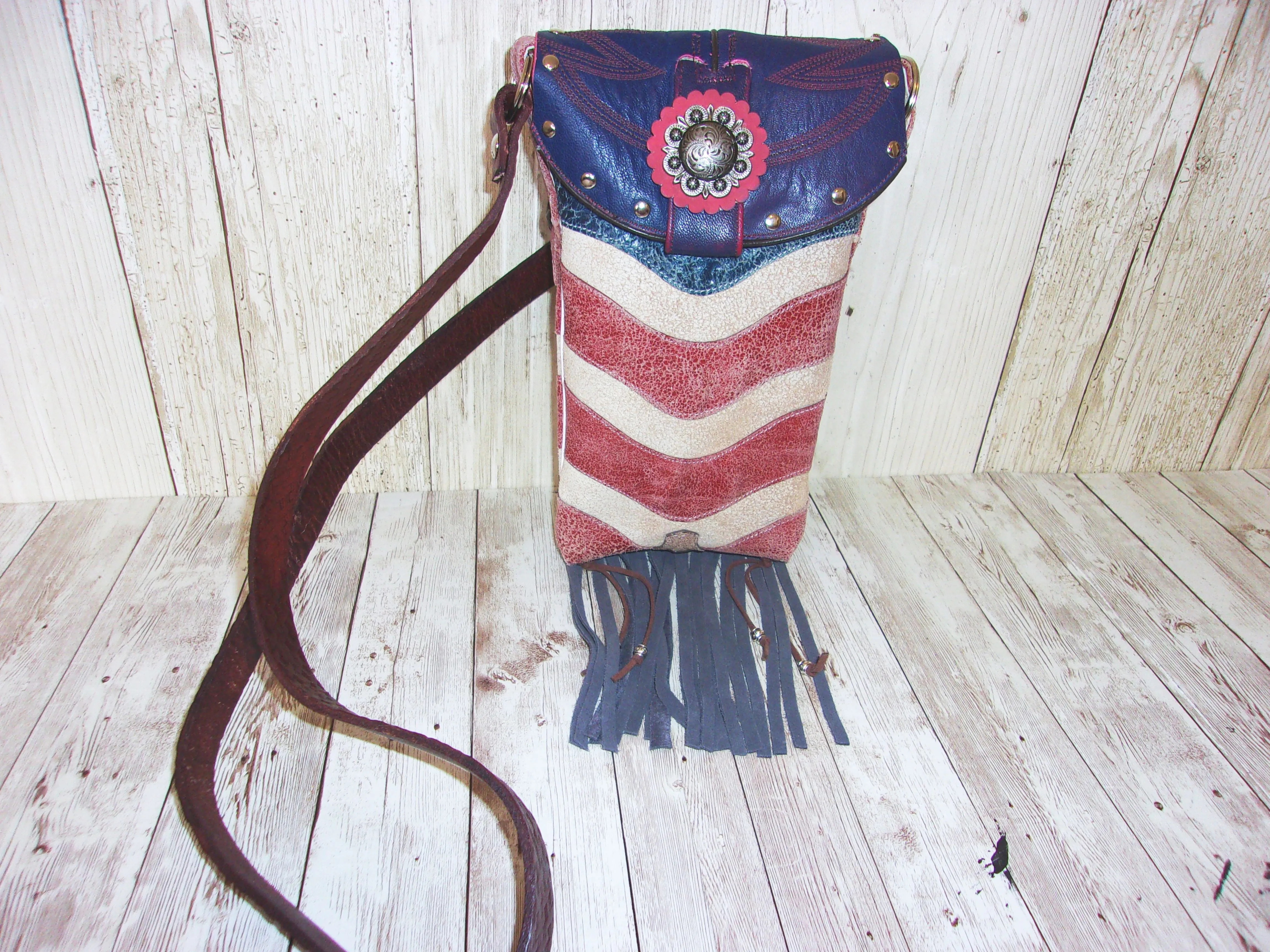 Small Concealed Carry Purse with Fringe CB93