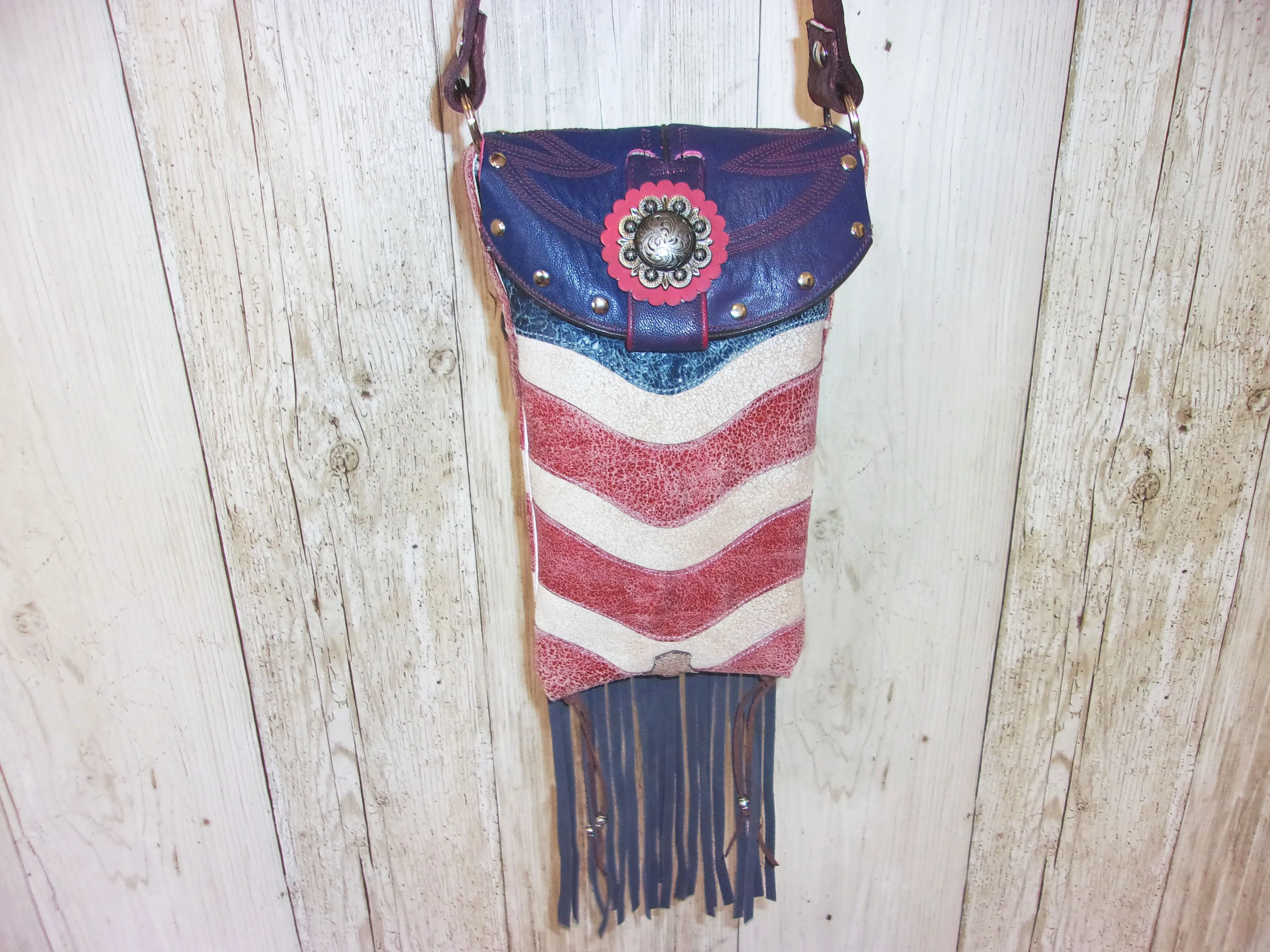 Small Concealed Carry Purse with Fringe CB93