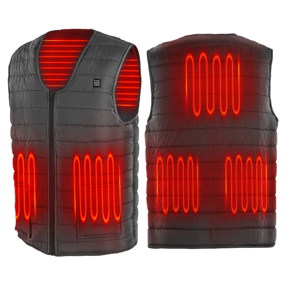 Smart USB Heated Vest Unisex Electric Heating Jacket Vest for Outdoor Camping