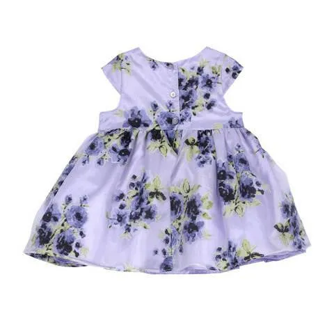 Soledad Purple Floral Dress