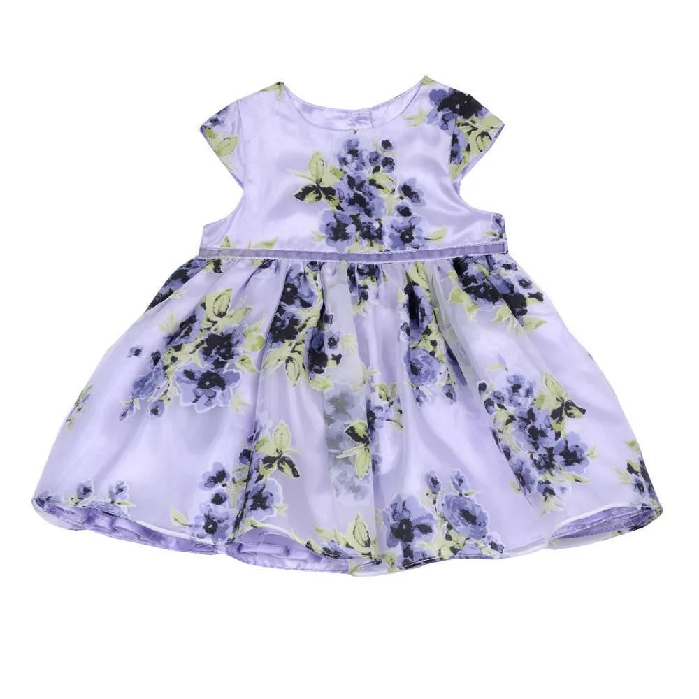Soledad Purple Floral Dress