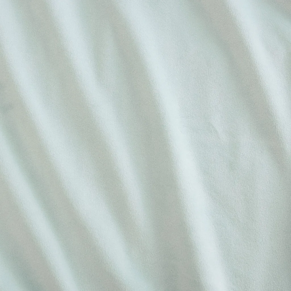 Starry Blue Velour Tulle Bodysuit Dress