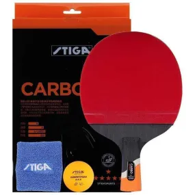 STIGA CARBO ADVANCE 6 STARS TABLE TENNIS RACKET