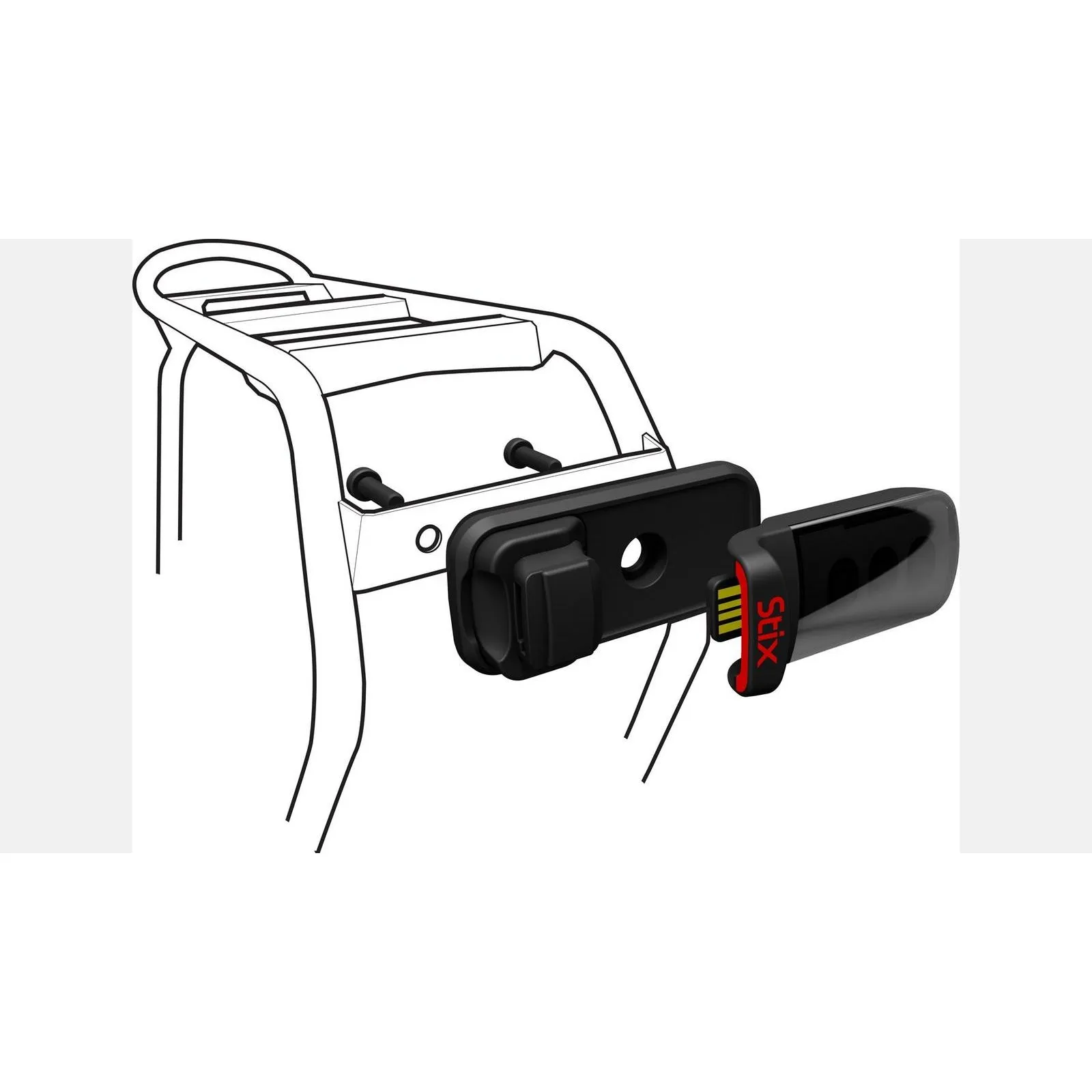 Stix Bicycle Reflector Mount