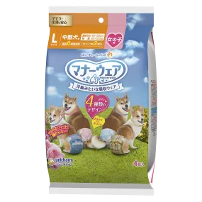 Unicharm Pet Dog Trial Pack Female Diaper L 4pcs
