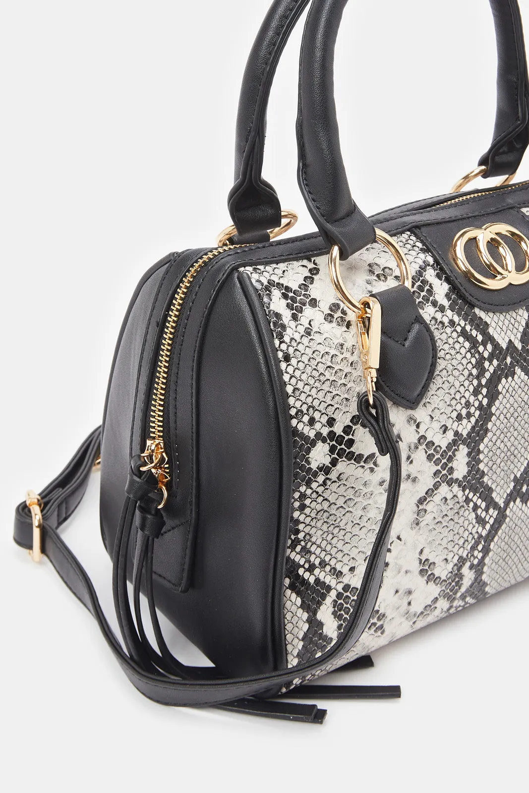 Women Animal Textured Bollin Bag