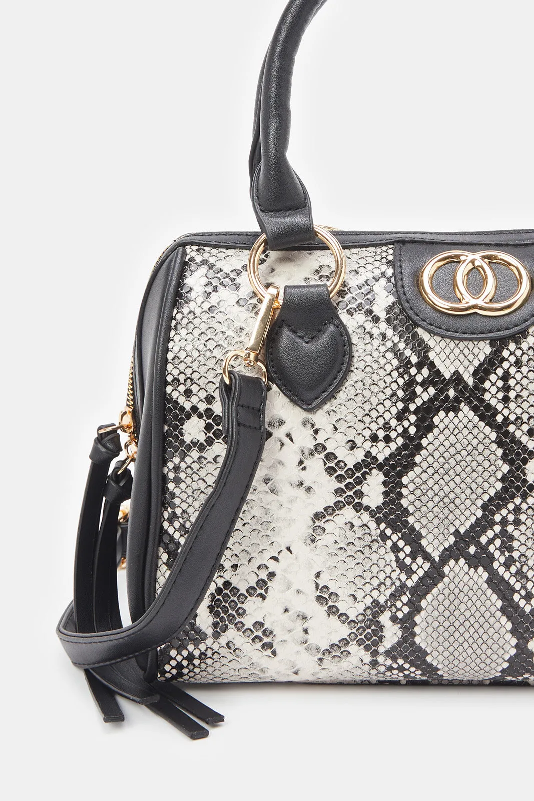 Women Animal Textured Bollin Bag