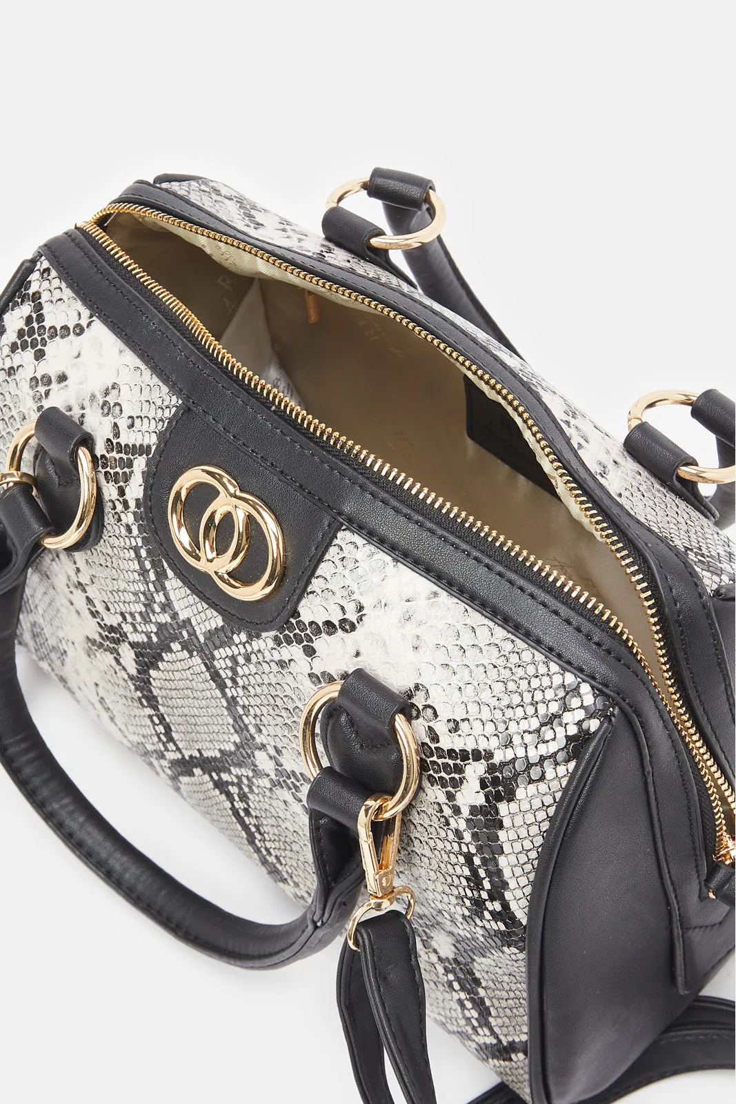 Women Animal Textured Bollin Bag